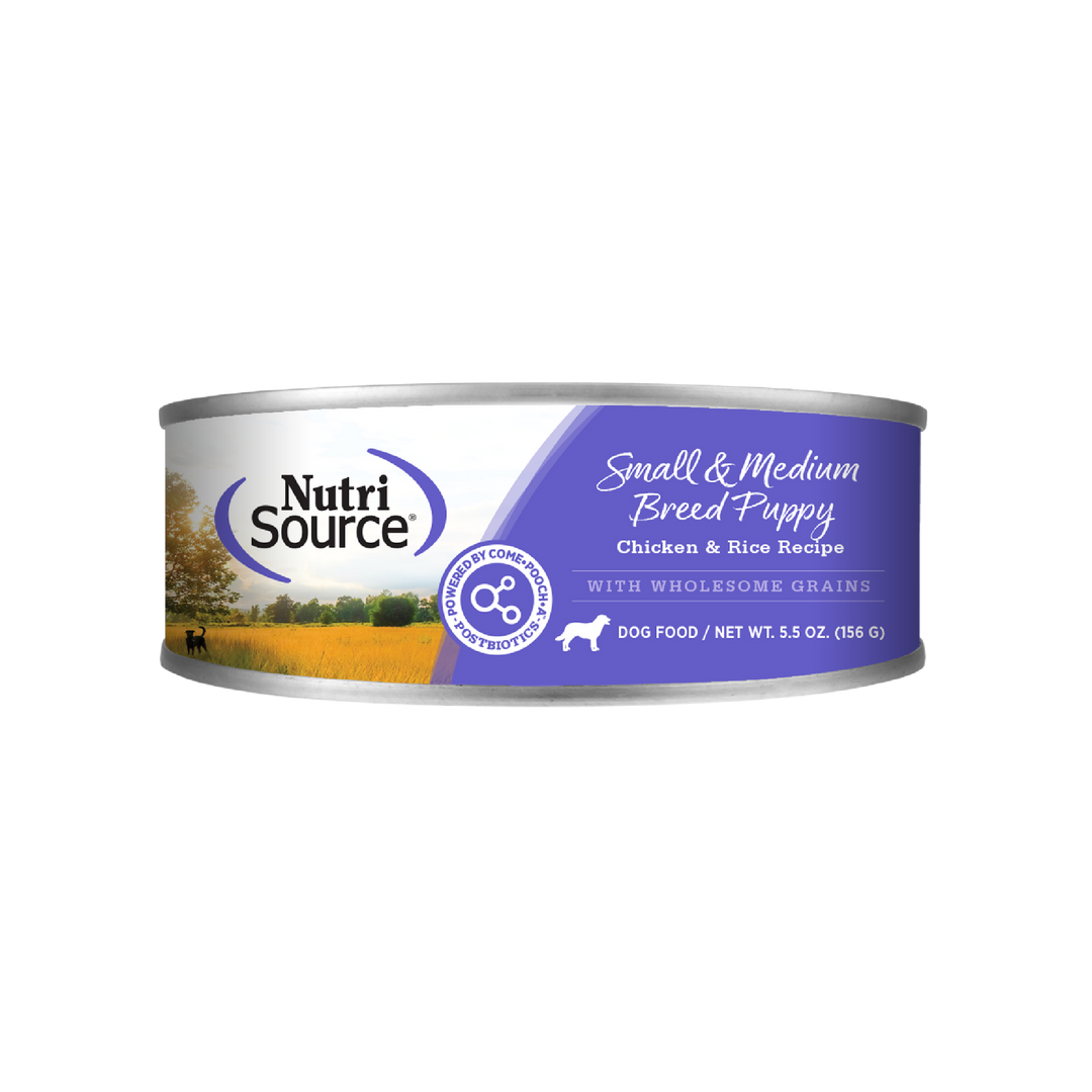 NutriSource - Chiot et Petite Race Pâté de Poulet et Riz - Nourriture Humide pour Chiens