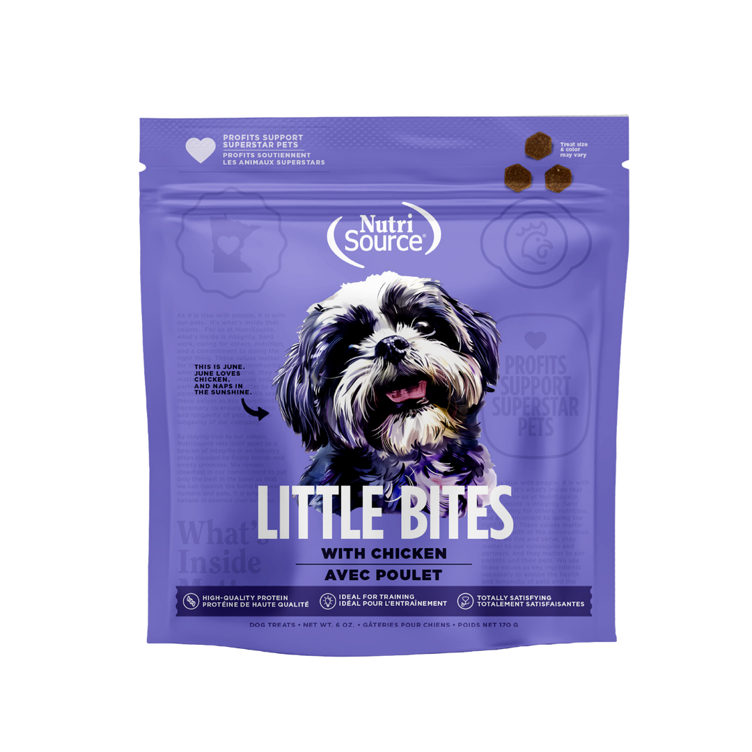 NutriSource - Petites Bouchées de Poulet - Gâteries d'Entraînement pour Chiens
