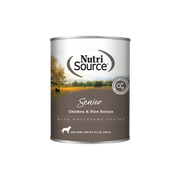 NutriSource - Poulet et Riz - Nourriture Humide en Pâté pour Chiens Seniors
