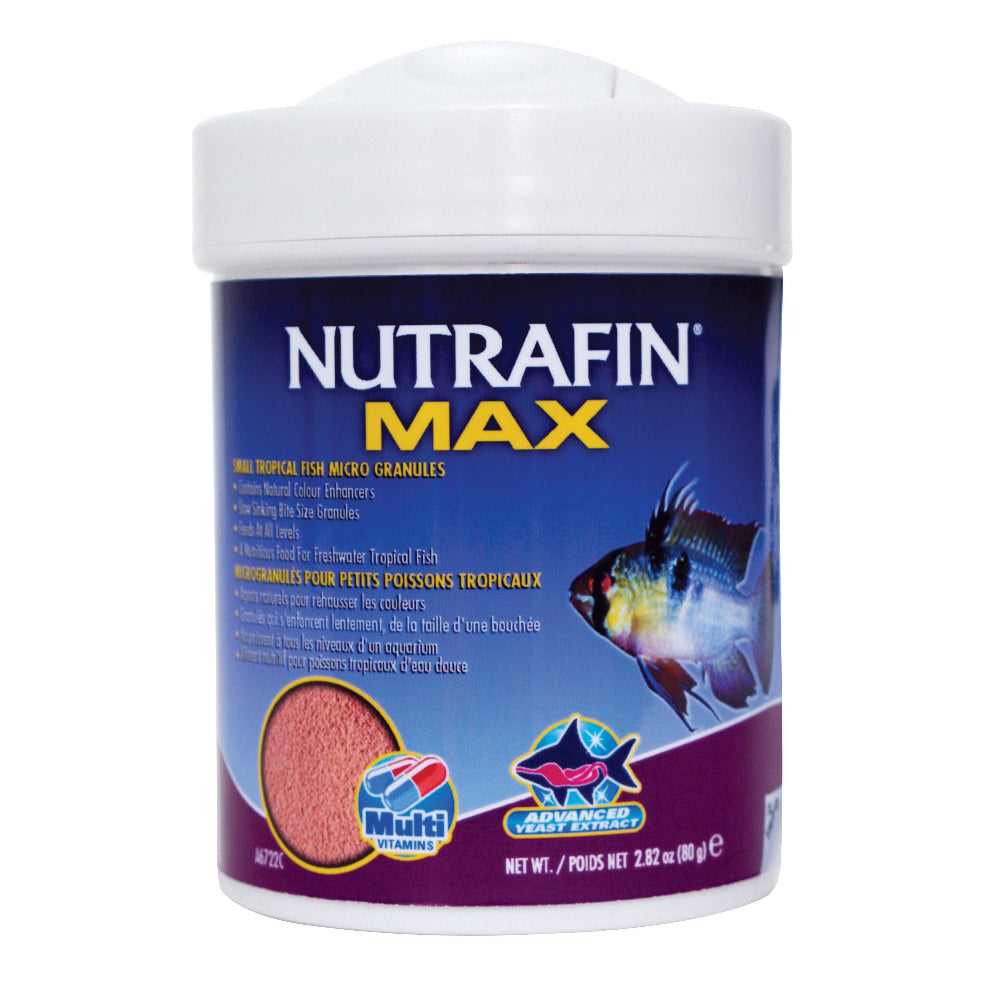 Nutrafin Max - Microgranulés pour Petits Poissons Tropicaux - Nourriture pour Poissons