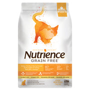 Nutrience Sans Grains - Chat Dinde, Poulet et Hareng - Nourriture Sèche pour Chats