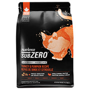 Nutrience Subzero - Chat Dinde et Citrouille avec Infusion de Foie Lyophilisée - Nourriture Sèche à Ingrédients Limités Sans Grains pour Chats