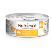 Nutrience Sans Grains - Chat Adulte Pâté à la Dinde, Poulet et Foie - Nourriture Humide pour Chats