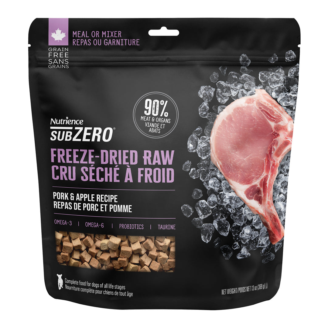 NUTRIENCE SUBZERO FD Chien Porc & Pomme 369g