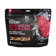 Nutrience SubZero - Chien Boeuf et Citrouille - Garniture ou Nourriture Sèche Lyophilisée Sans Grains pour Chiens