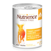 Nutrience Sans Grains - Chien Adulte Pâté de Dinde, Poulet et Foie - Nourriture Humide pour Chiens