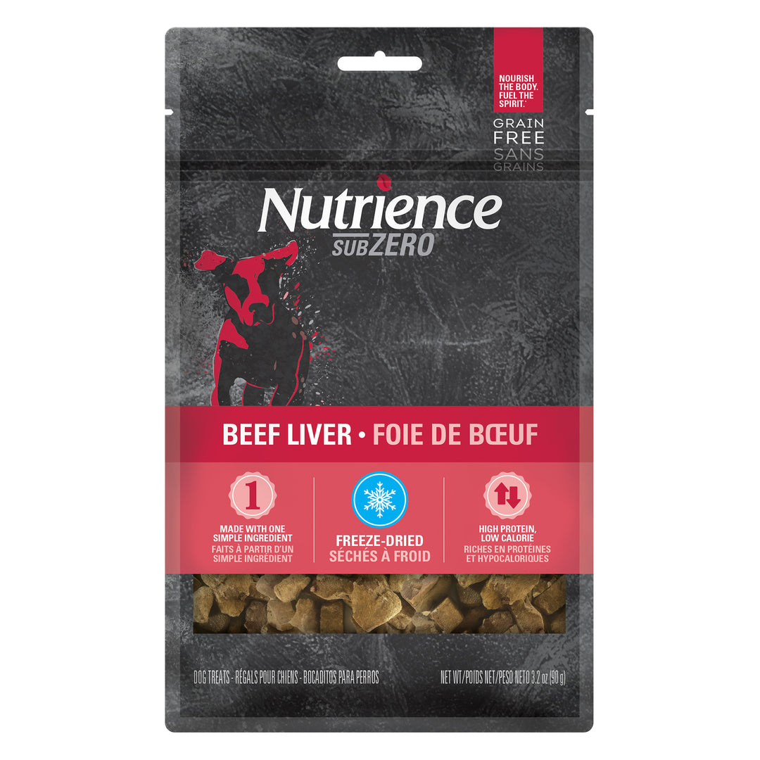 NUTRIENCE SUBZERO Gâteries Chien Foie de Boeuf 90g