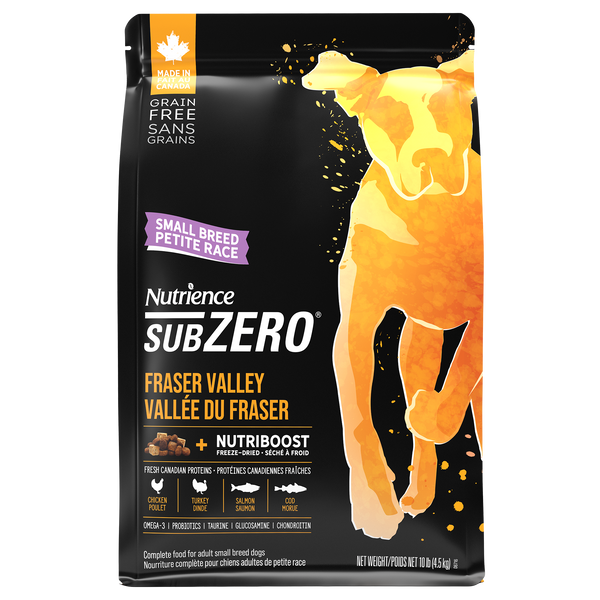 NUTRIENCE SUBZERO Chien PR Vallée du Fraser SG 4.5kg