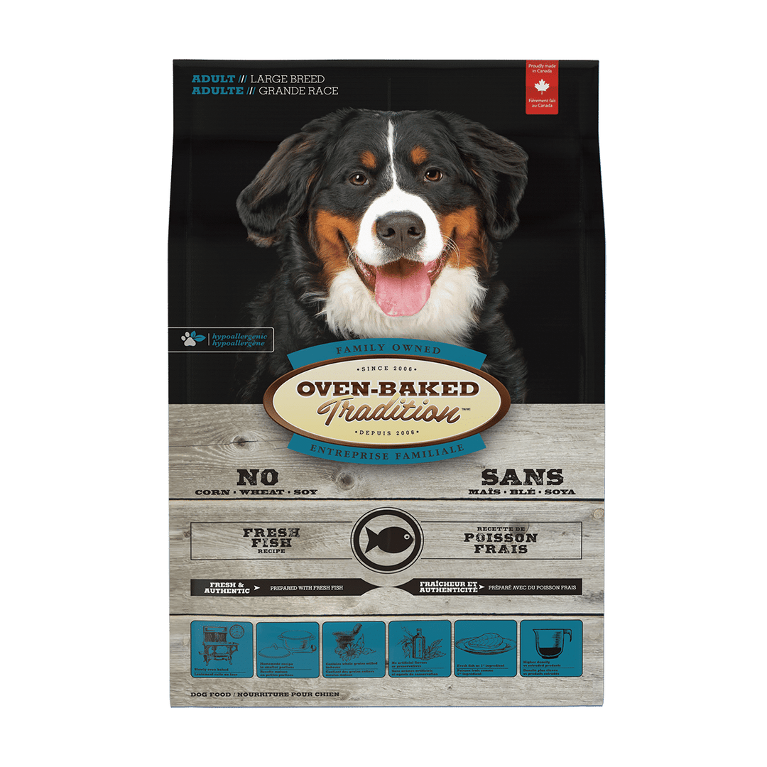 Oven-Baked Tradition - Poisson Frais - Nourriture Sèche pour Chiens de Grandes Races
