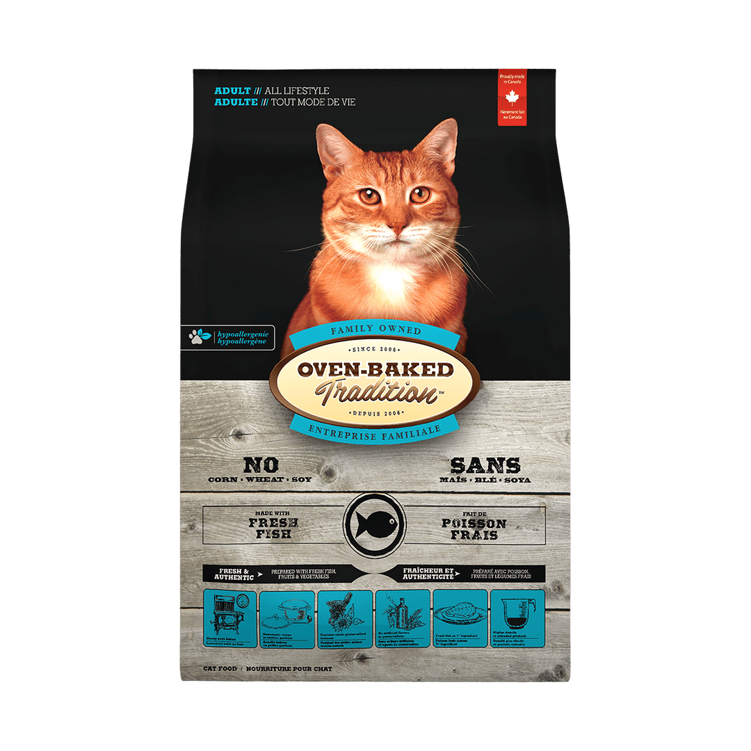 Oven-Baked Tradition - Chat Poisson Frais - Nourriture Sèche pour Chats