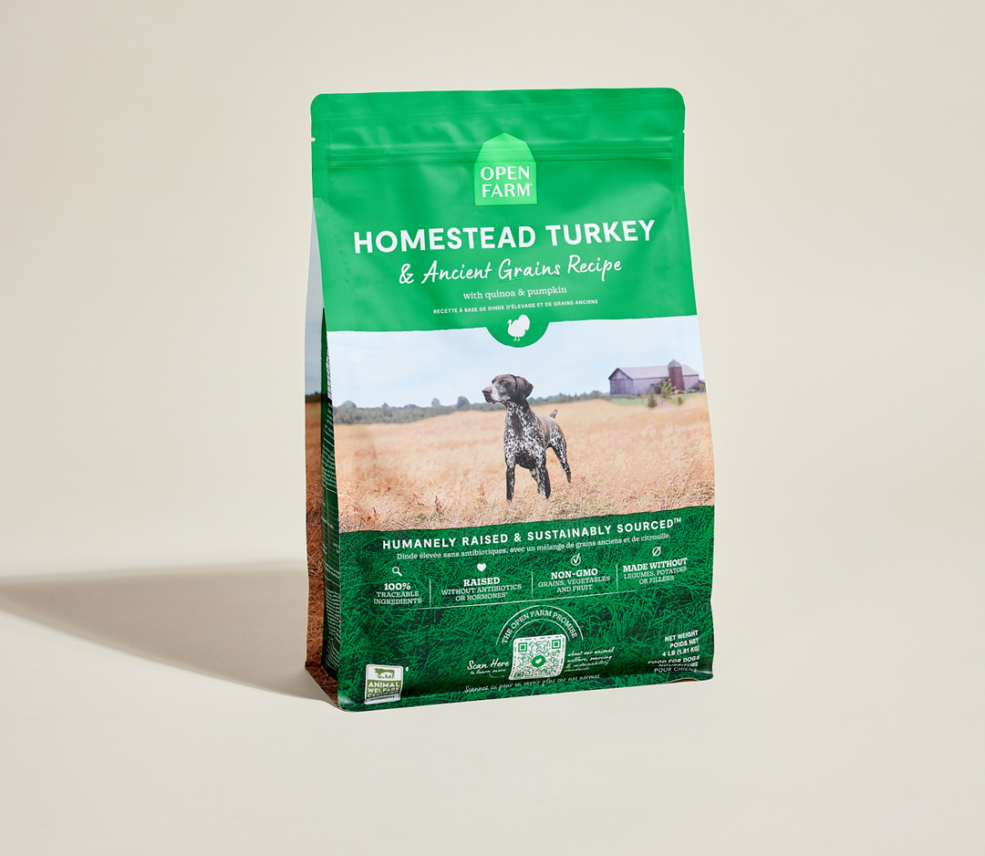 Open Farm - Chien Dinde d'Élevage et Grains Anciens - Nourriture Sèche pour Chiens