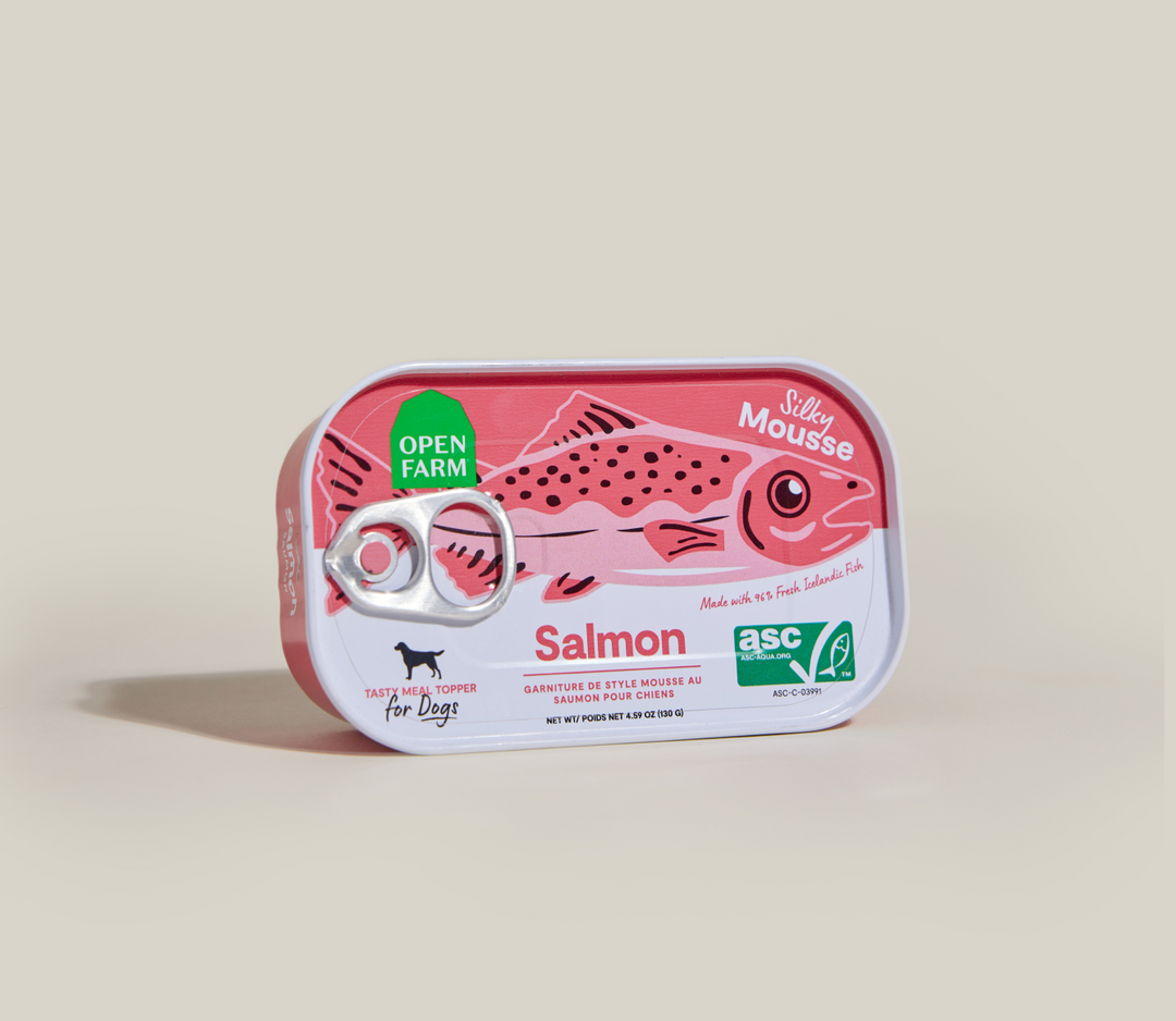 Open Farm - Chien Mousse au Saumon - Garniture Sans Grains pour Chiens