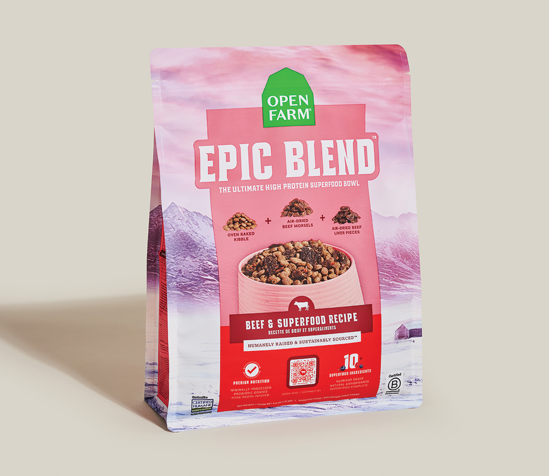Open Farm Epic Blend - Chien Boeuf et Superaliments - Nourriture Sèche pour Chiens