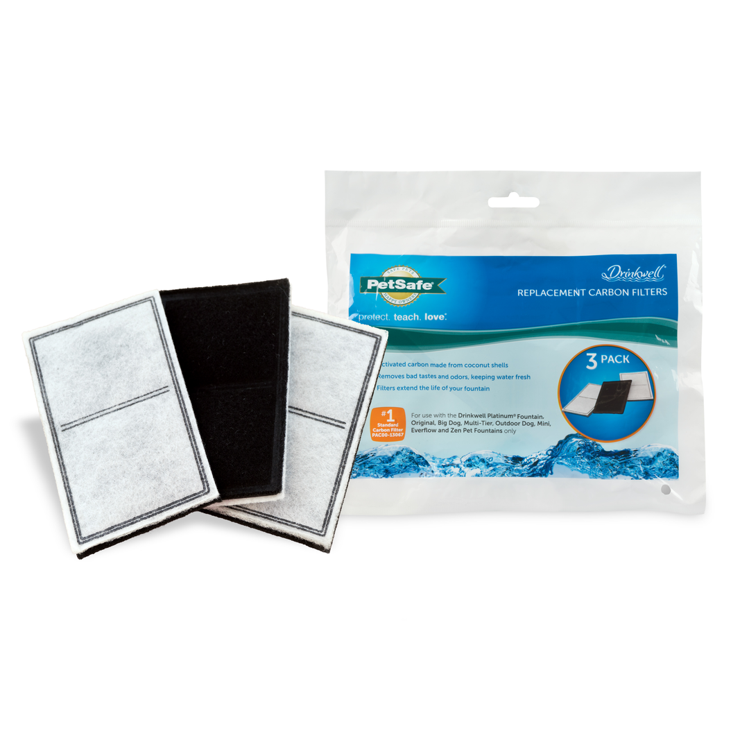 DRINKWELL Filtre de Remplacement au Charbon x3