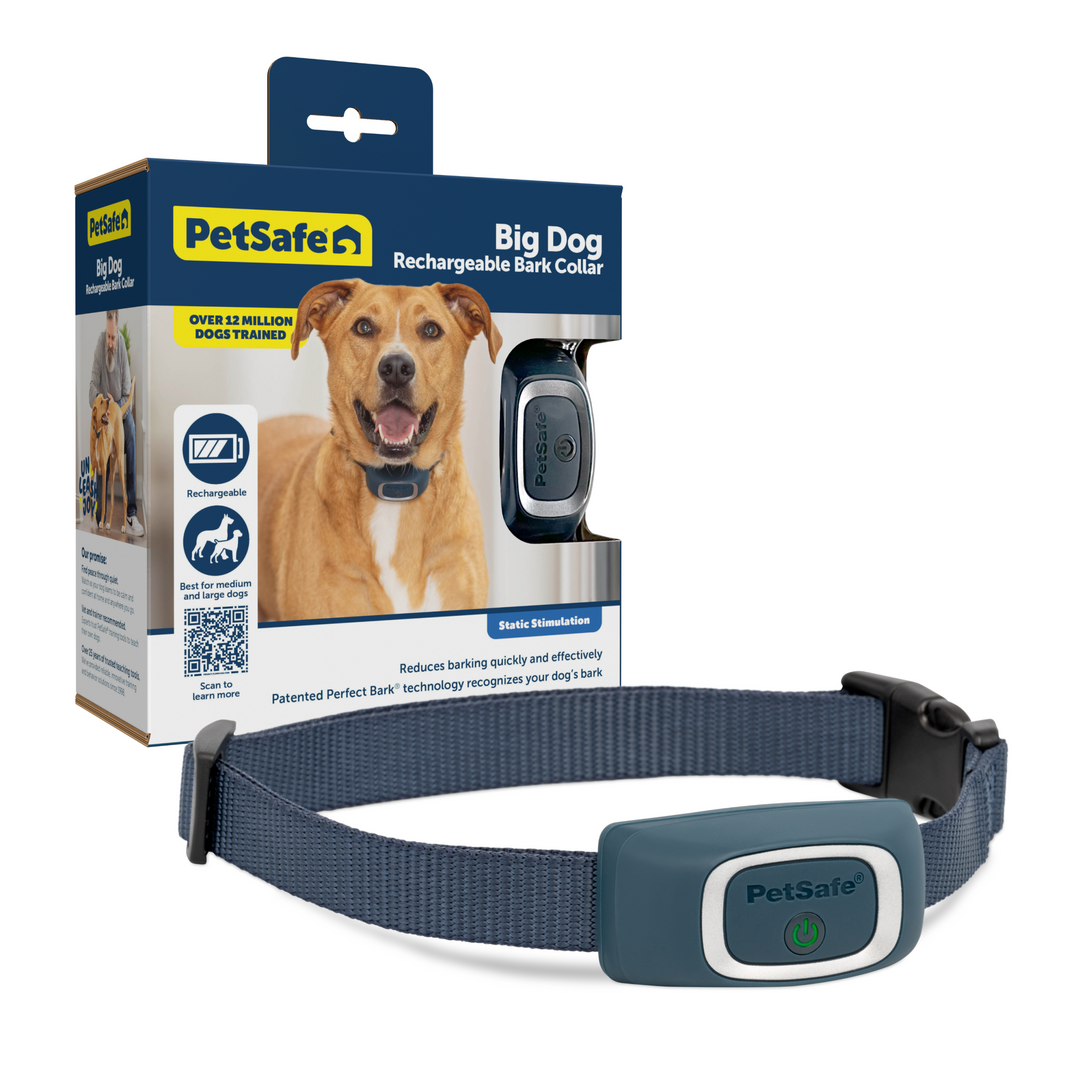Petsafe - Collier Anti-Aboiements Statique Rechargeable - Collier Anti-Aboiements pour Chiens