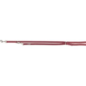 TRIXIE PREMIUM Laisse Adj. Doublée L/XL Sangria