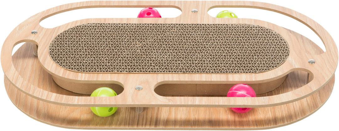 TRIXIE Griffoir Cadre en Bois avec Balles 46x4x25cm