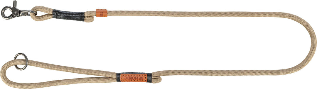 *BE NORDIC Laisse Corde Tressée S/M Sable