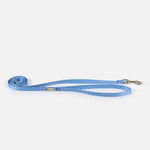 Voir l’image dans la galerie, PETITE PISTACHE Laisse Motif Pois Bleu