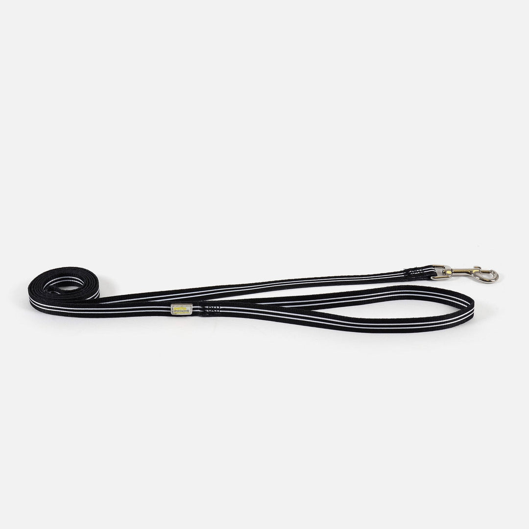 PETITE PISTACHE Laisse Motif Rayé Noir