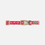 Voir l’image dans la galerie, PETITE PISTACHE Collier Motif Fleurs Rose XS