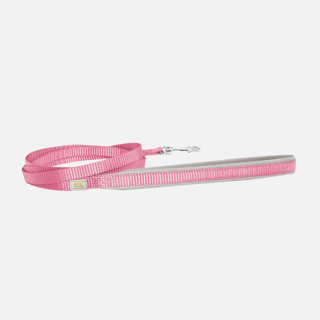 PETITE PISTACHE Laisse Réfléchissante Rose