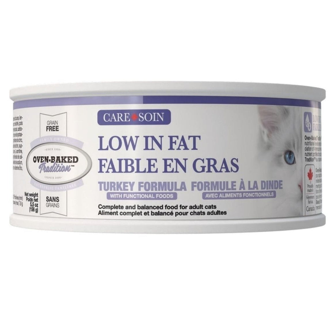 Oven-Baked Tradition Soin - Faible en Gras - Pâté de Dinde - Nourriture Humide Sans Grains pour Chats Adultes