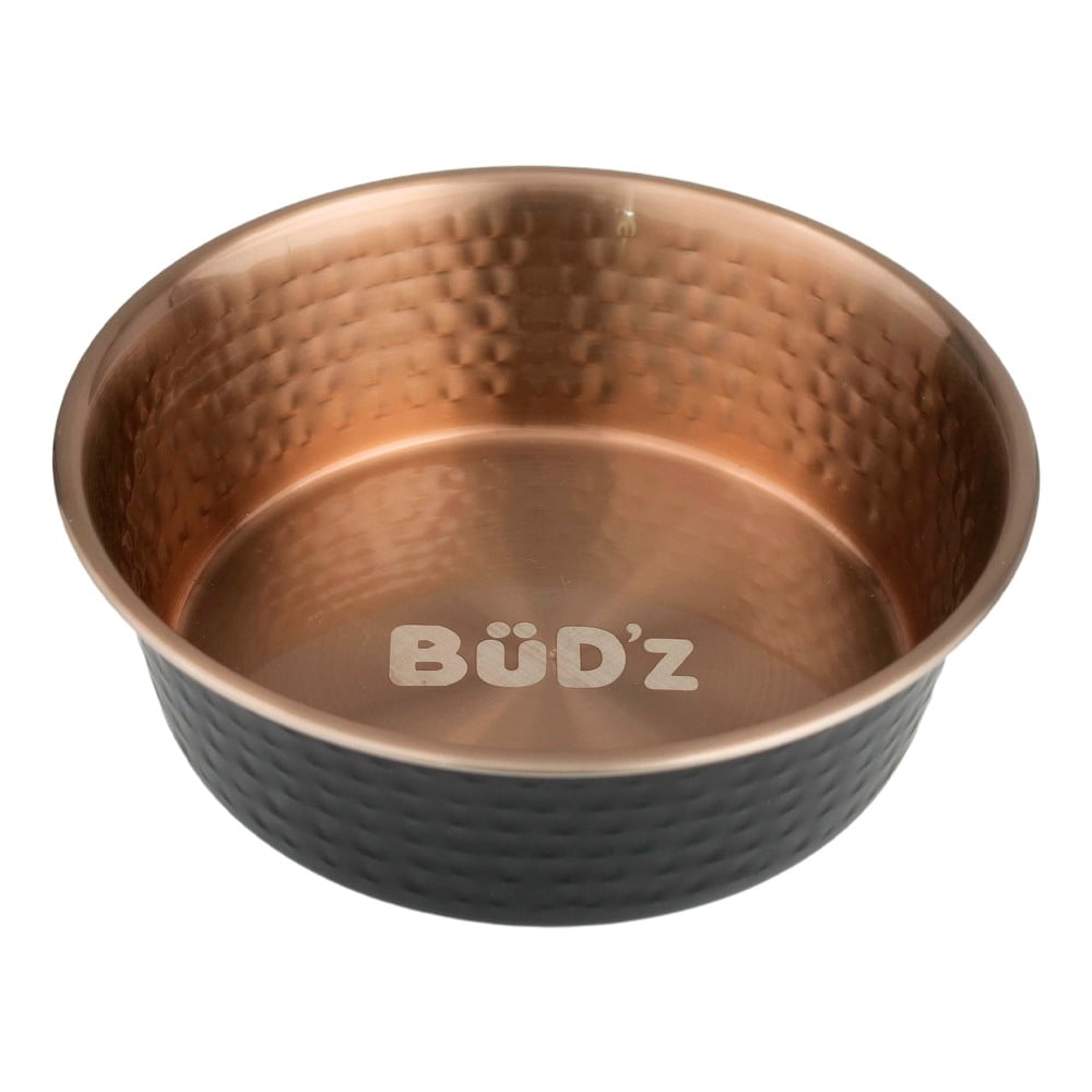 *BUD'Z Bol Inox Intérieur Martelé Cuivre 96oz