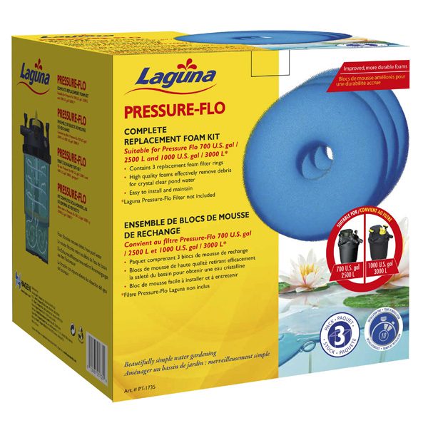 LAGUNA Mousse de Rechange Pressure-Flo 1000 x3