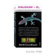 EXO TERRA Supplément Calcium + D3 en Poudre 90gpour Reptiles