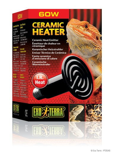 EXO TERRA Émetteur de Chaleur en Céramique 60W pour Reptiles
