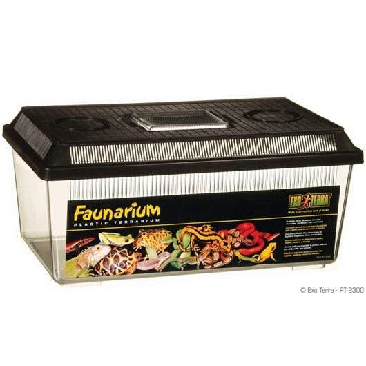 Exo Terra - Faunarium Plat en Plastique - Terrarium pour Reptiles
