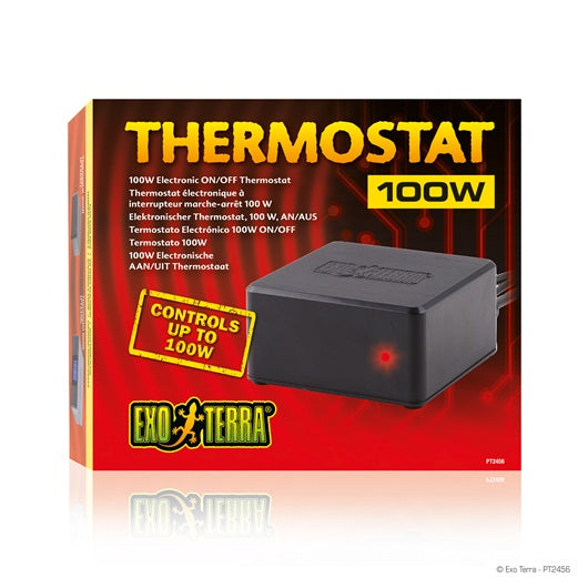 EXO TERRA Thermostat Marche/Arrêt 100W Max pour Reptiles