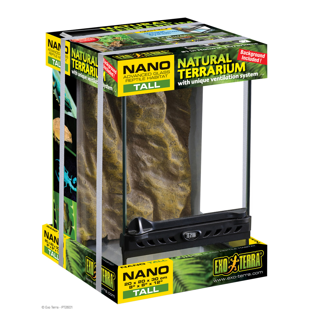 EXO TERRA Terrarium en Verre Nano Haut pour Reptiles