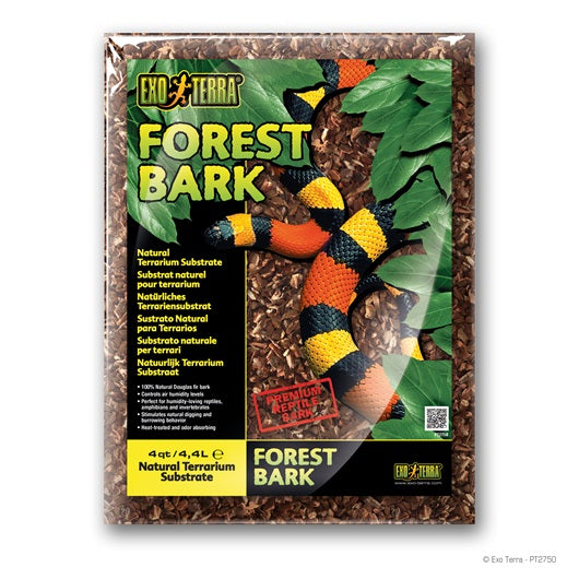 EXO TERRA Substrats Écorce d'Arbre 4.4L pour Reptiles