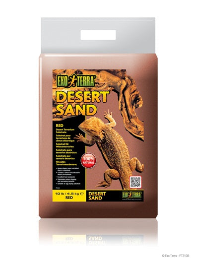 EXO TERRA Sable du Désert 4.5kg Rouge pour Reptiles