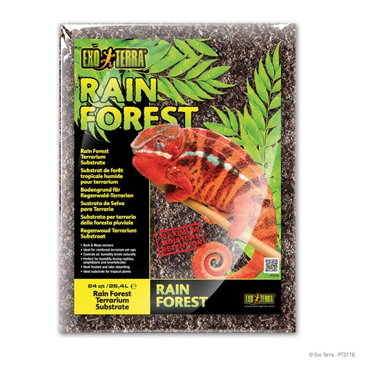 EXO TERRA Substrats Forêt Tropicale Humide 26.4L pour Reptiles