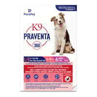 K9 PRAVENTA 360 Chien 11 - 25kg, Contient 6 Dose