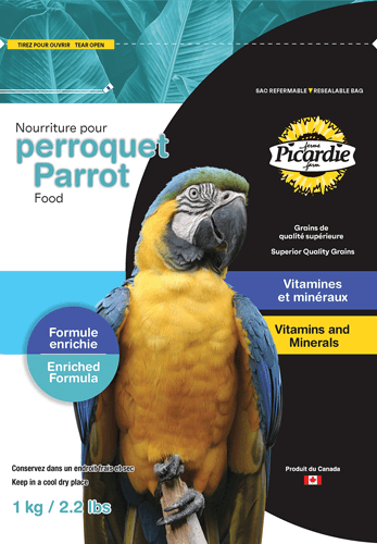 PICARDIE Nourriture Perroquet Vitaminé 1kg
