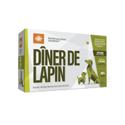 Big Country Raw - Dîner de Lapin - Nourriture Crue Congelée pour Chiens