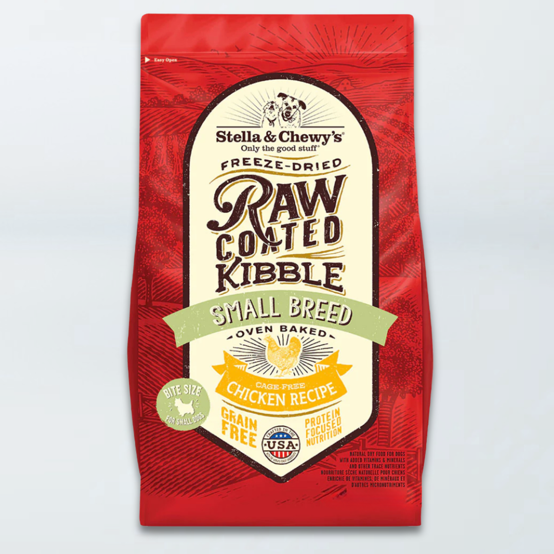 Stella & Chewy's Raw Coated Sans Grains - Poulet en Liberté - Nourriture Sèche pour Chiens de Petites Races