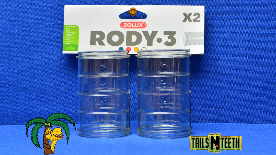 Zolux - Tube Transparent Rody 3 - Accessoire pour Rongeurs
