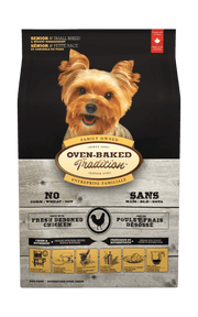 Oven-Baked Tradition - Senior et Contrôle du Poids, Poulet Frais Désossé - Nourriture Sèche pour Chiens Âgés de Petites Races