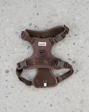 Dexypaws - Harnais Imperméable Espresso - Harnais Sans Traction pour Chiens