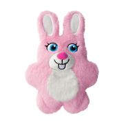 Kong - Spring Snuzzles Lapin - Jouet en Peluche avec Couineur pour Chiens