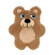 Kong - Spring Snuzzles Ourson - Jouet en Peluche avec Couineur pour Chiens