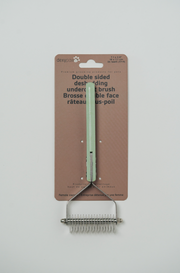 Dexypaws - Brosse Double Face Râteau Sous-Poil - Brosse pour Chiens et Chats