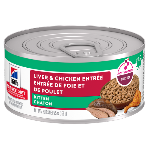 Hill's Science Diet - Pâté de Foie et Poulet - Nourriture Humide pour Chatons