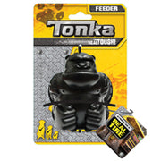 Tonka - Jouet à Mâcher en Forme de Gorille 10 cm - Distributeur de Gâteries pour Chiens