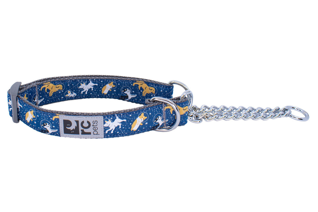 *RCP Collier Dressage Motif M Chiens Astronautes